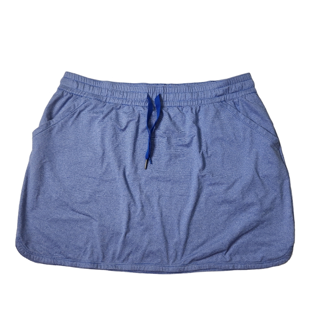 Columbia PFG Womens Fishing Blue Skirt Size L Omni Wick